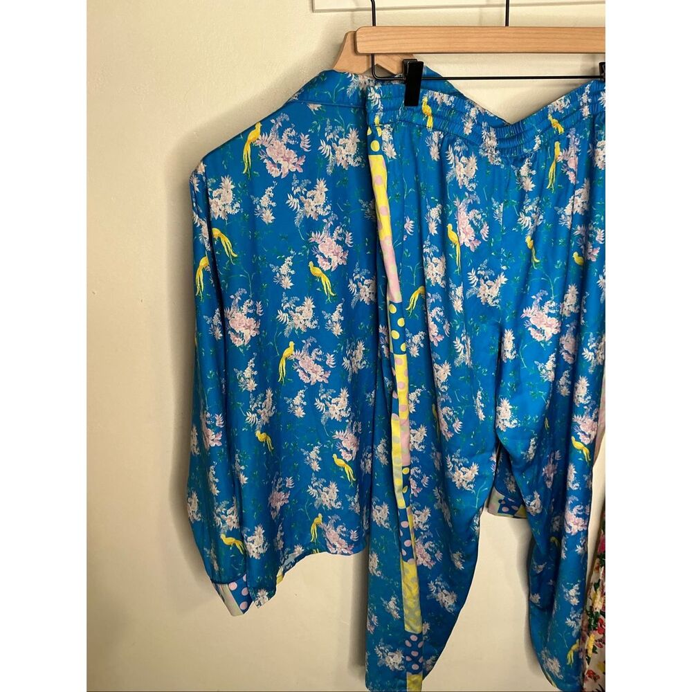 Ugg Satin Floral PJ Set | Blue in XL - Picture 4 of 7